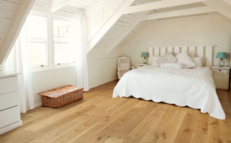 Hardwood Floor Small Bedroom